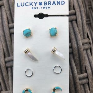 Lucky Brand stud earrings set